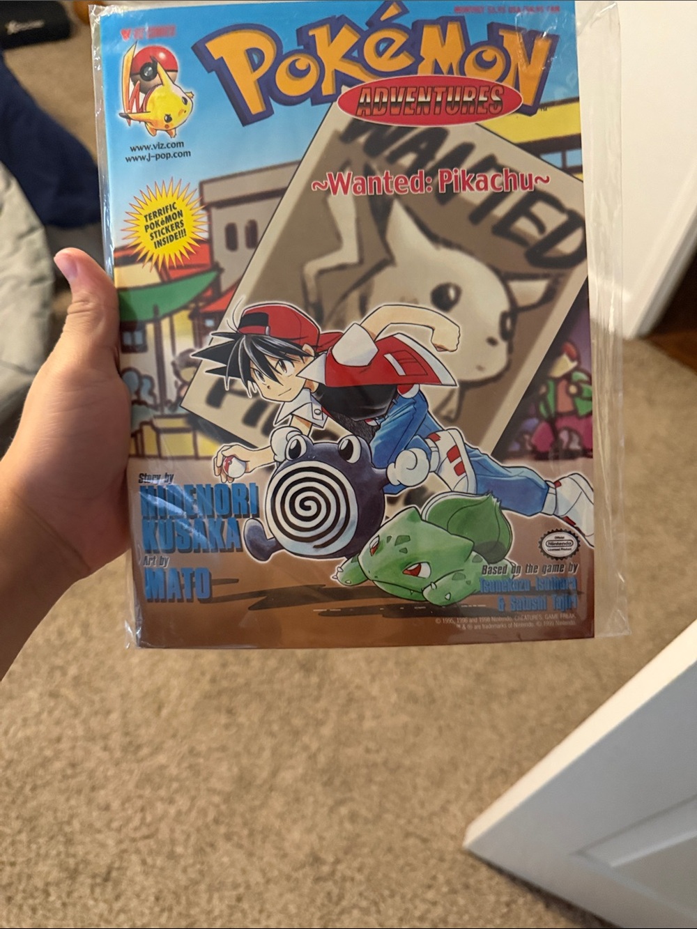 Adventures Wanted: Pikachu Kids Comic Book - Blue Cover